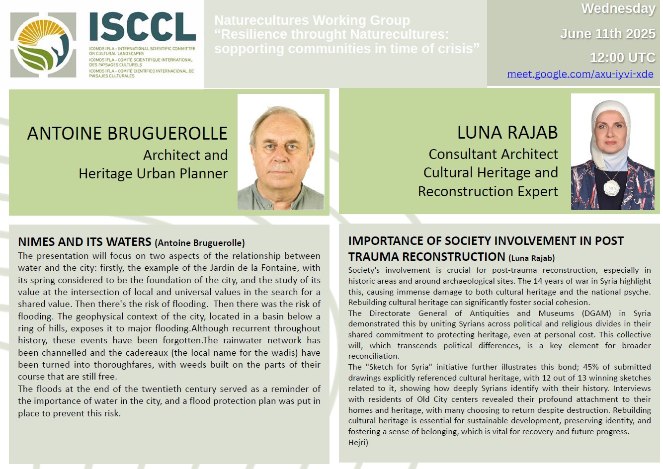 2025 Resilience through NatureCultures Webinar 3
