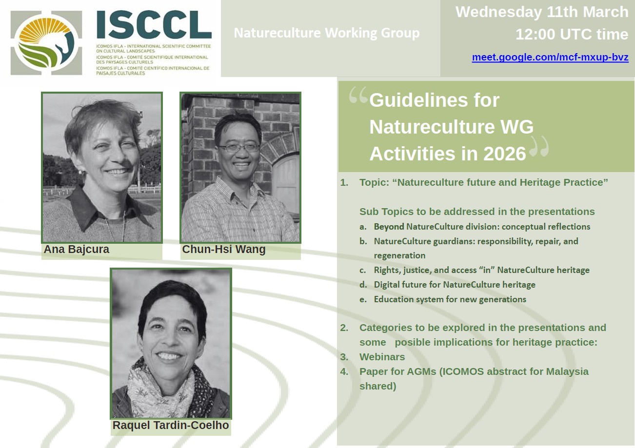 Guidelines for Natureculture Working Group Activities in 2026